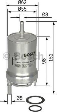 BOSCH 0 450 905 925 - Φίλτρο καυσίμου www.parts5.com