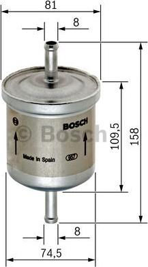 BOSCH 0 450 905 095 - Fuel filter www.parts5.com