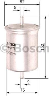 BOSCH 0 450 905 275 - Filter goriva www.parts5.com