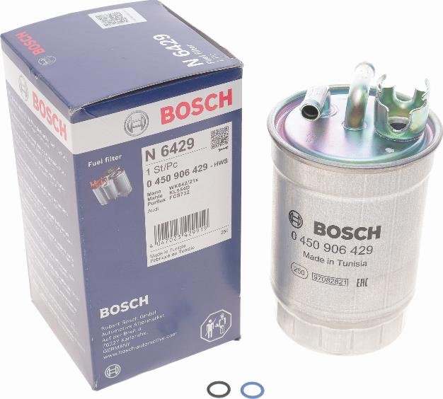 BOSCH 0 450 906 429 - Filtro combustible www.parts5.com