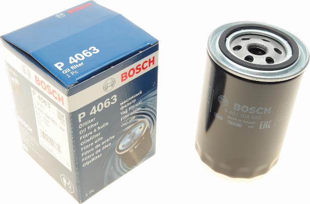 BOSCH 0 451 104 063 - Filtro de aceite www.parts5.com