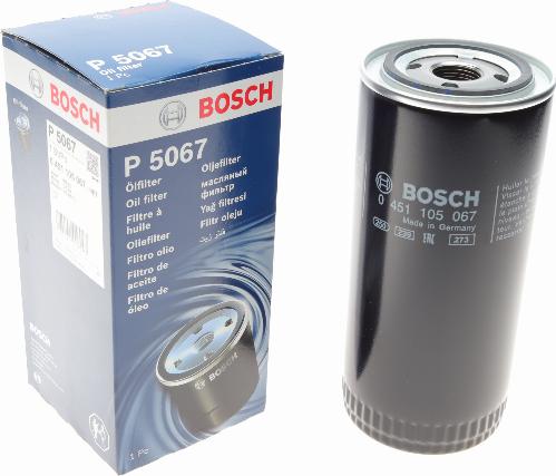 BOSCH 0 451 105 067 - Маслен филтър www.parts5.com