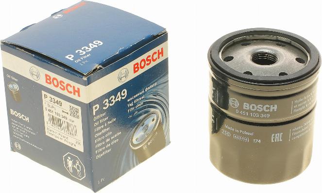 BOSCH 0 451 103 349 - Filtr oleju www.parts5.com