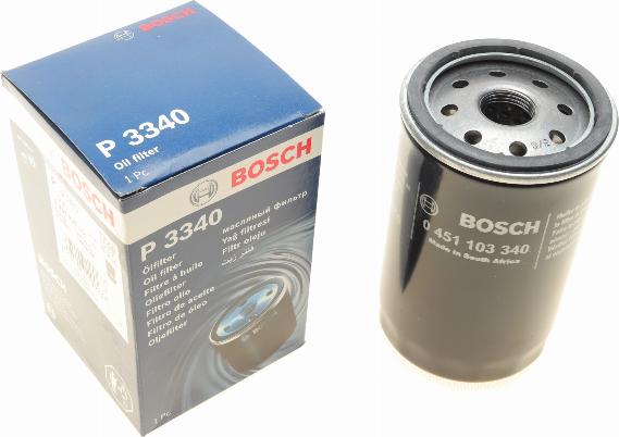 BOSCH 0 451 103 340 - Filtru ulei www.parts5.com