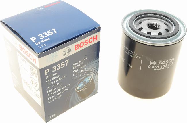 BOSCH 0 451 103 357 - Filtr oleju www.parts5.com