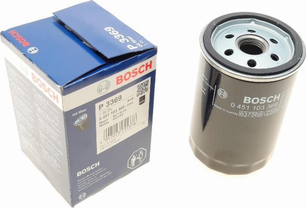 BOSCH 0 451 103 369 - Filtru ulei www.parts5.com