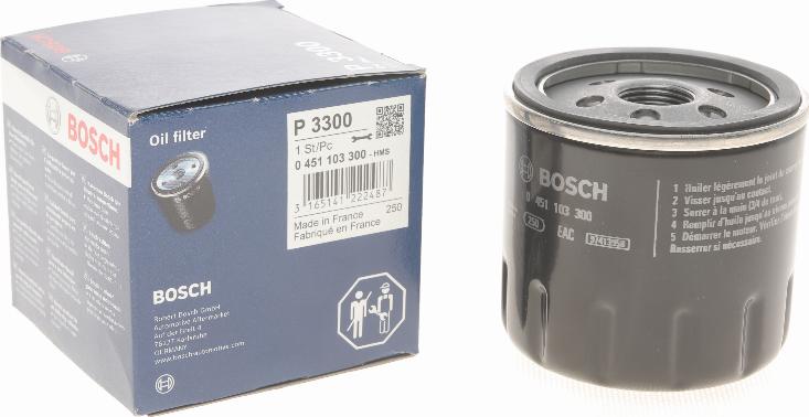 BOSCH 0 451 103 300 - Õlifilter www.parts5.com