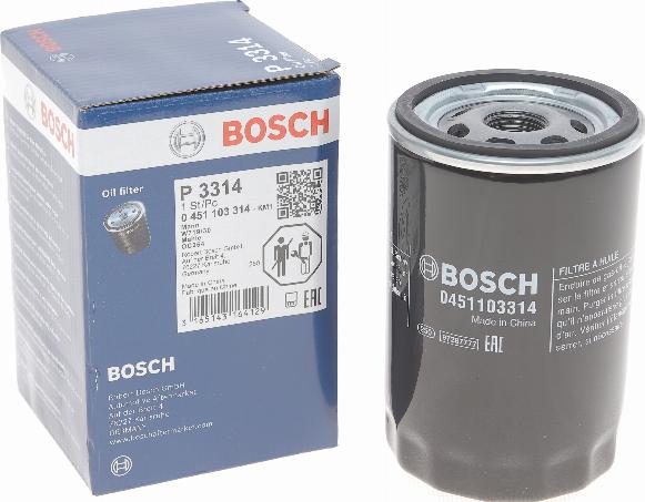 BOSCH 0 451 103 314 - Filtro de aceite www.parts5.com