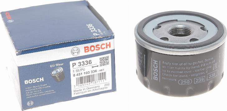 BOSCH 0 451 103 336 - Filtru ulei www.parts5.com