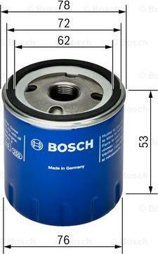 BOSCH 0 451 103 336 - Filtru ulei www.parts5.com