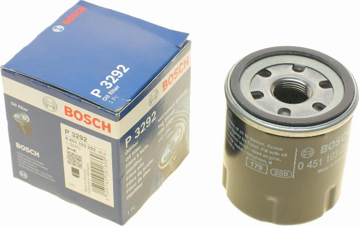 BOSCH 0 451 103 292 - Маслен филтър www.parts5.com