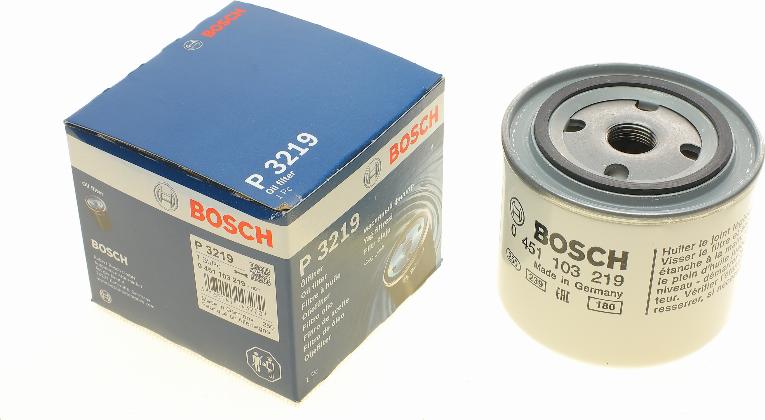 BOSCH 0 451 103 219 - Oljni filter www.parts5.com