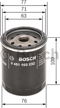 BOSCH 0 451 103 232 - Масляный фильтр www.parts5.com