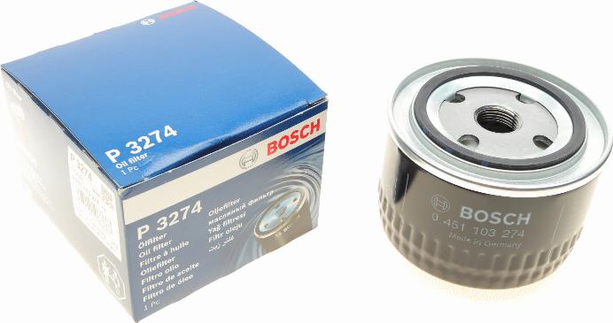 BOSCH 0 451 103 274 - Маслен филтър www.parts5.com