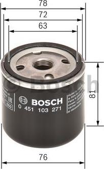 BOSCH 0 451 103 271 - Filter za ulje www.parts5.com