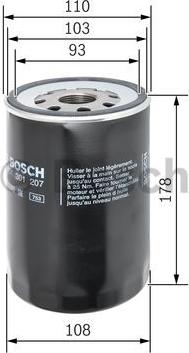 BOSCH 0 451 301 207 - Oil Filter www.parts5.com