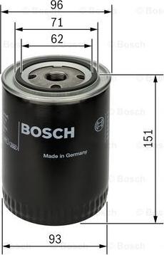 BOSCH 0 451 203 012 - Filtro de aceite www.parts5.com