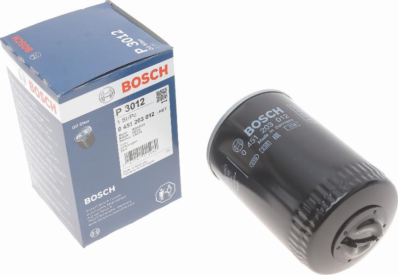 BOSCH 0 451 203 012 - Filtro de aceite www.parts5.com