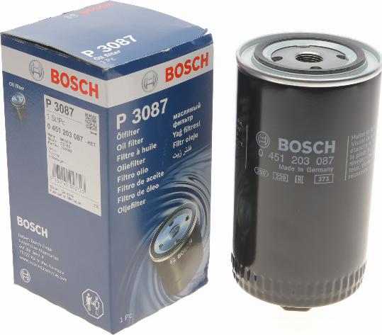 BOSCH 0 451 203 087 - Масляный фильтр www.parts5.com