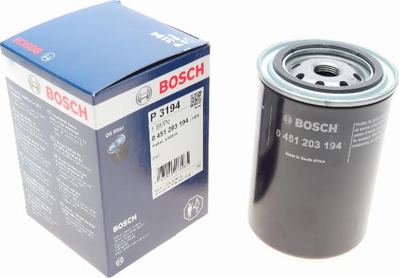 BOSCH 0 451 203 194 - Filtre à huile www.parts5.com