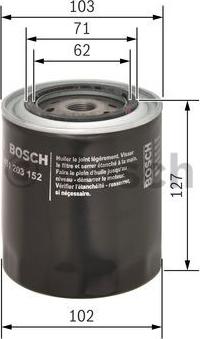 BOSCH 0 451 203 152 - Ölfilter www.parts5.com