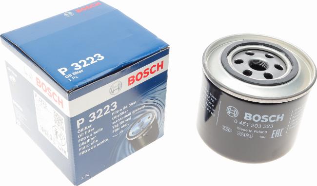 BOSCH 0 451 203 223 - Olajszűrő www.parts5.com