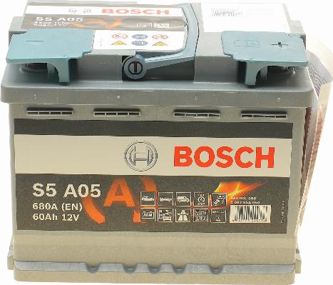 BOSCH 0 092 S5A 050 - Стартерная аккумуляторная батарея, АКБ www.parts5.com