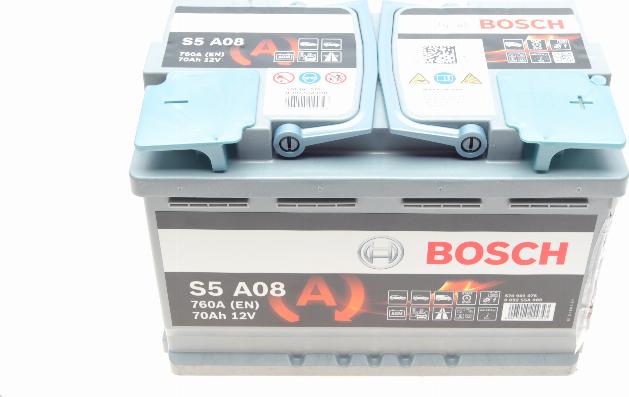 BOSCH 0 092 S5A 080 - Стартерная аккумуляторная батарея, АКБ www.parts5.com