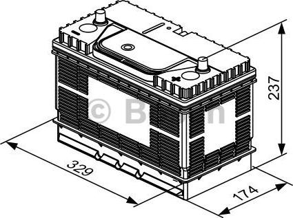 BOSCH 0 092 T30 520 - Batterie de démarrage www.parts5.com