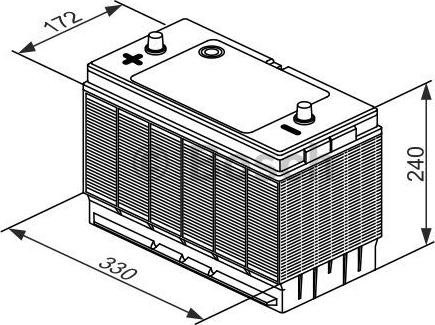 BOSCH 0 092 T30 330 - Batterie de démarrage www.parts5.com