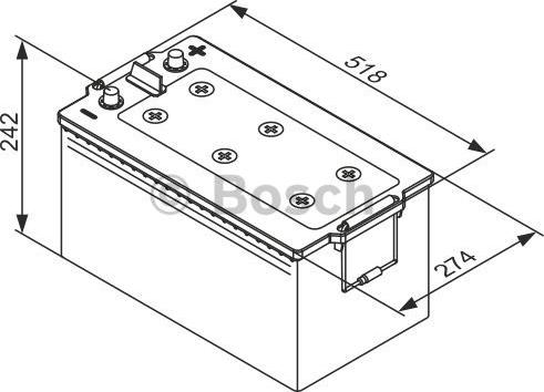 BOSCH 0 092 TE0 888 - Batterie de démarrage www.parts5.com