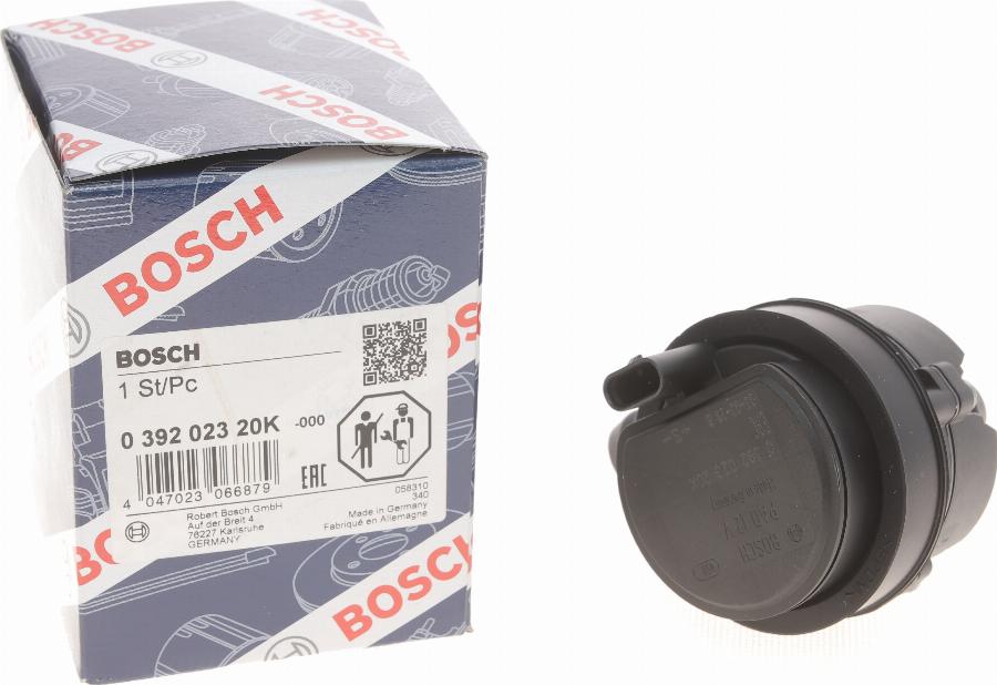 BOSCH 0 392 023 20K - Дополнительный водяной насос www.parts5.com