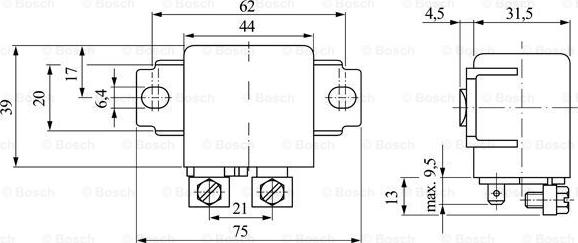 BOSCH 0 332 002 156 - Battery Relay www.parts5.com