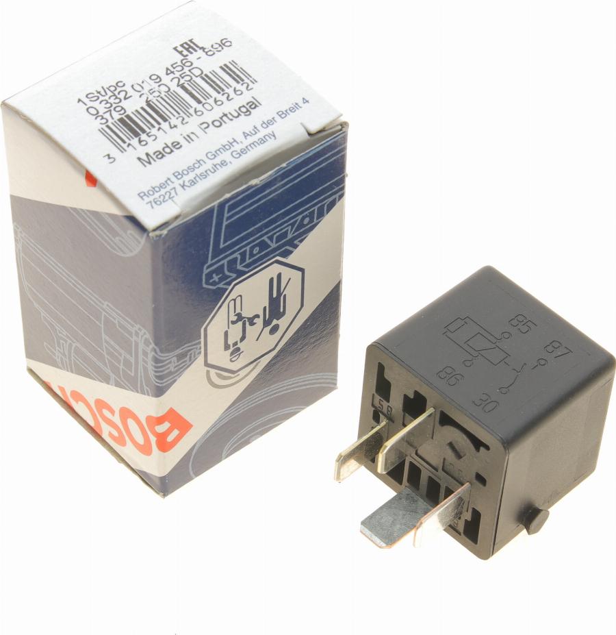 BOSCH 0 332 019 456 - Relay, main current parts5.com