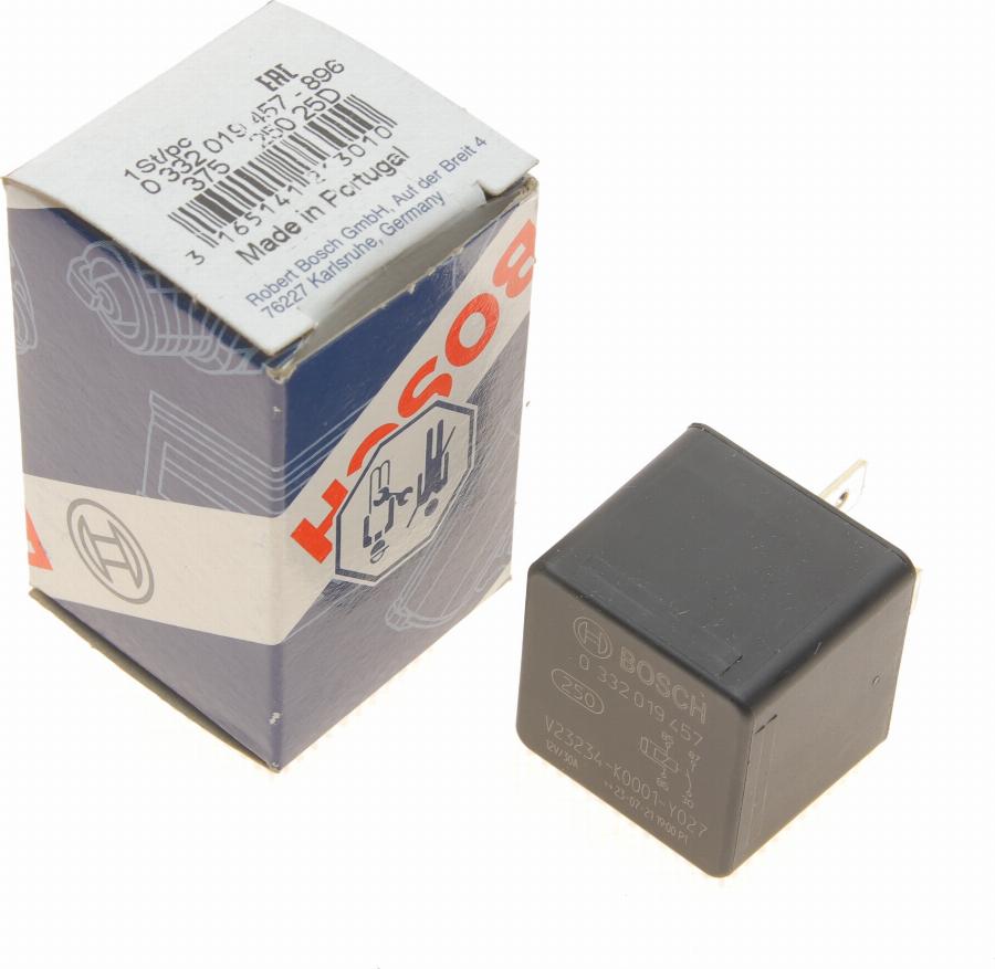 BOSCH 0 332 019 457 - Relay, main current www.parts5.com