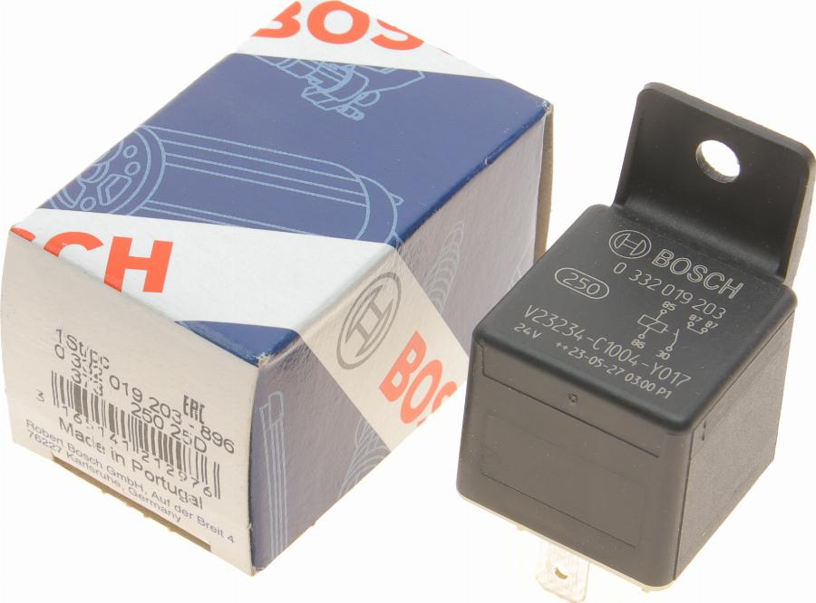 BOSCH 0 332 019 203 - Rele, glavna struja www.parts5.com