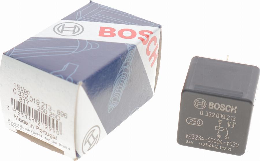 BOSCH 0 332 019 213 - Relé, corriente de trabajo www.parts5.com