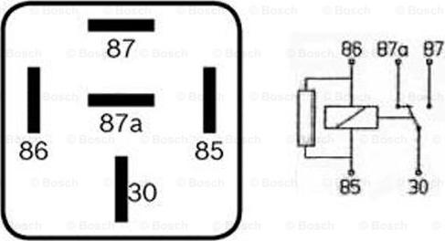 BOSCH 0 332 209 167 - Röle, çalışma akımı www.parts5.com