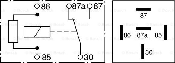 BOSCH 0 332 209 138 - Relej, radna struja www.parts5.com