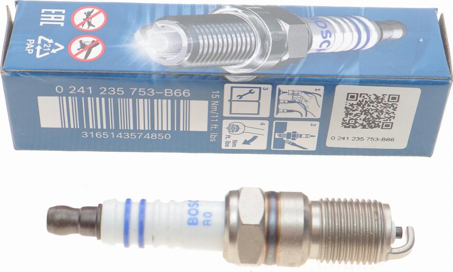 BOSCH 0 241 235 753 - Spark Plug parts5.com