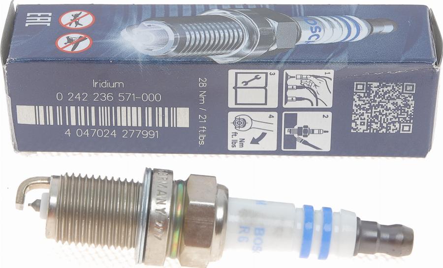 BOSCH 0 242 236 571 - Spark Plug www.parts5.com