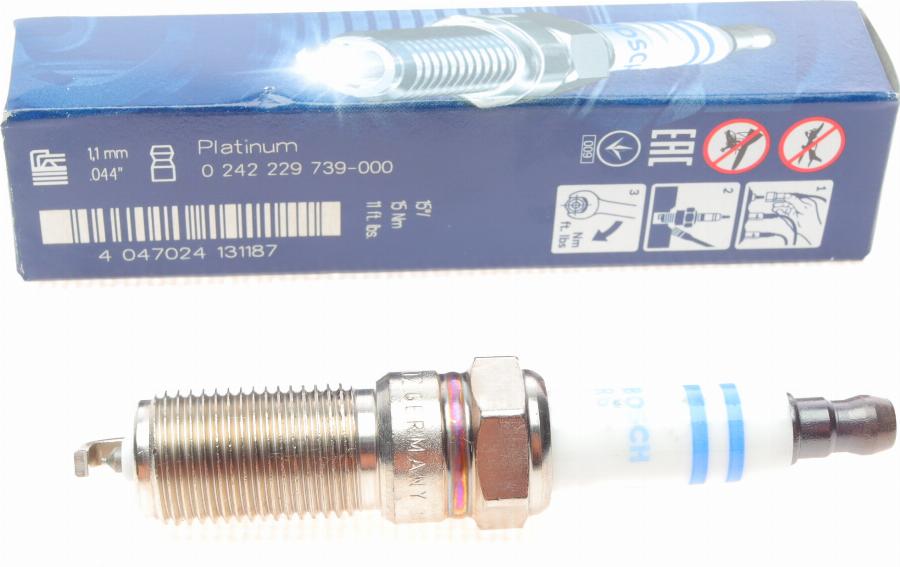 BOSCH 0 242 229 739 - Spark Plug www.parts5.com