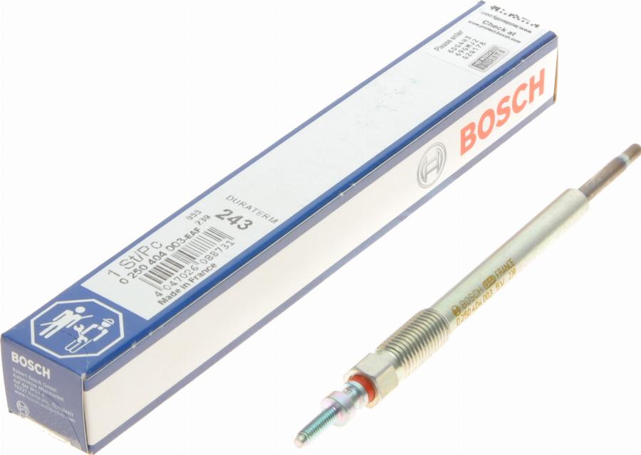 BOSCH 0 250 404 003 - Glow Plug www.parts5.com