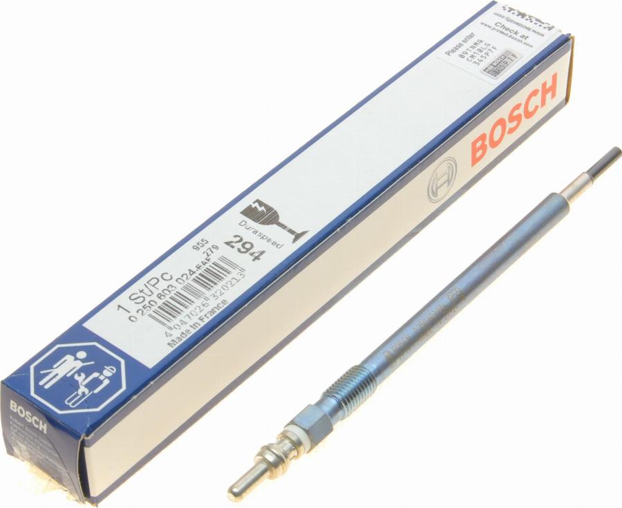 BOSCH 0 250 603 024 - Glow Plug www.parts5.com