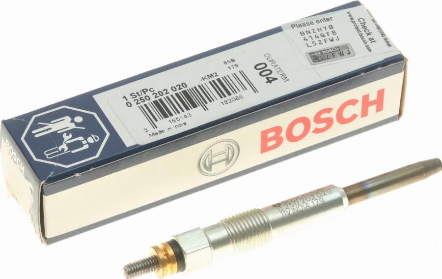 BOSCH 0 250 202 020 - Bujía de precalentamiento www.parts5.com