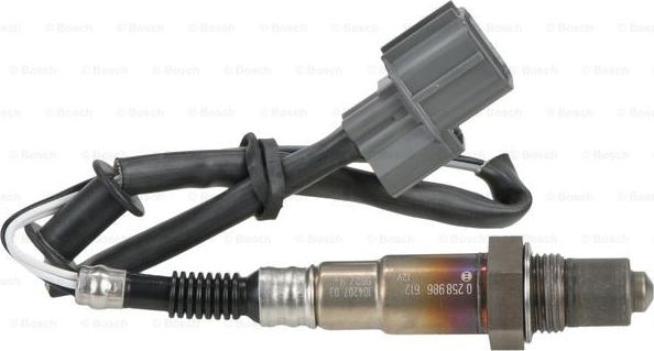 BOSCH 0 258 986 612 - Αισθητήρας λάμδα www.parts5.com