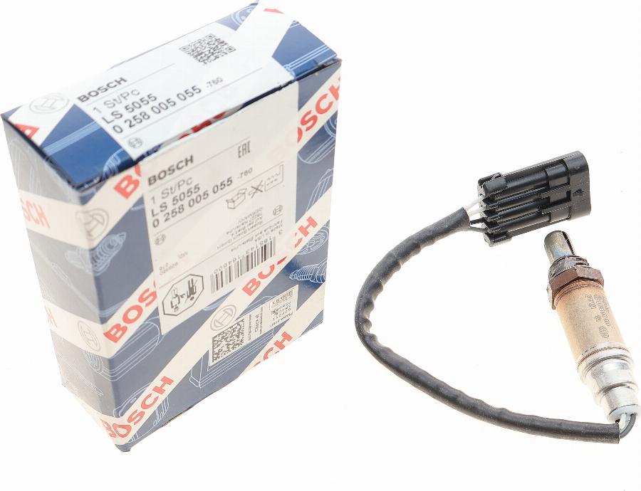 BOSCH 0 258 005 055 - Lambda-sonda www.parts5.com