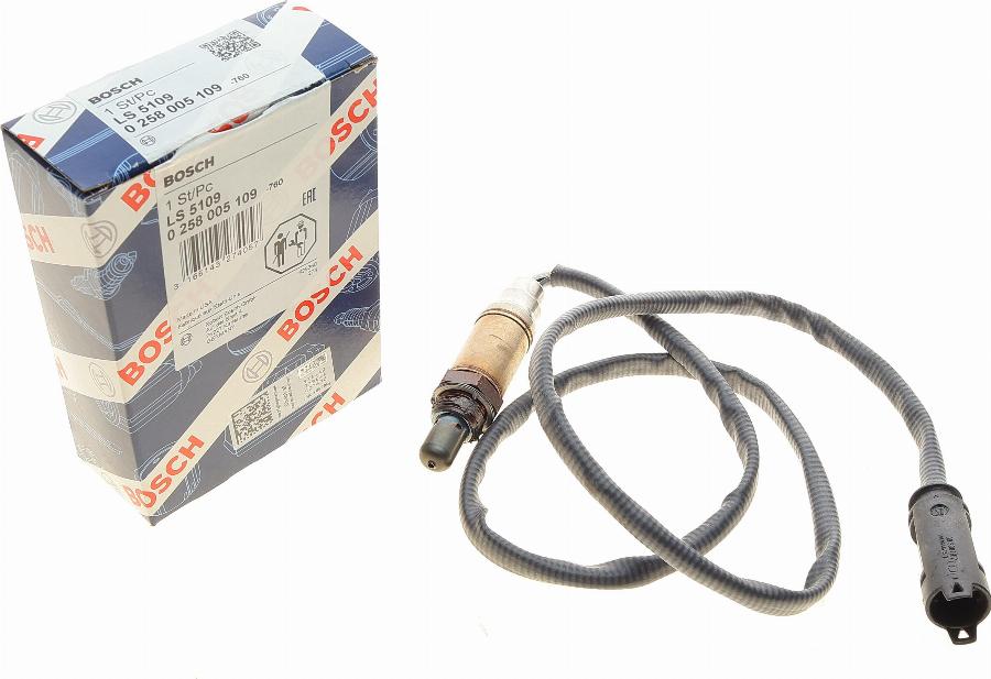 BOSCH 0 258 005 109 - Sonde lambda www.parts5.com