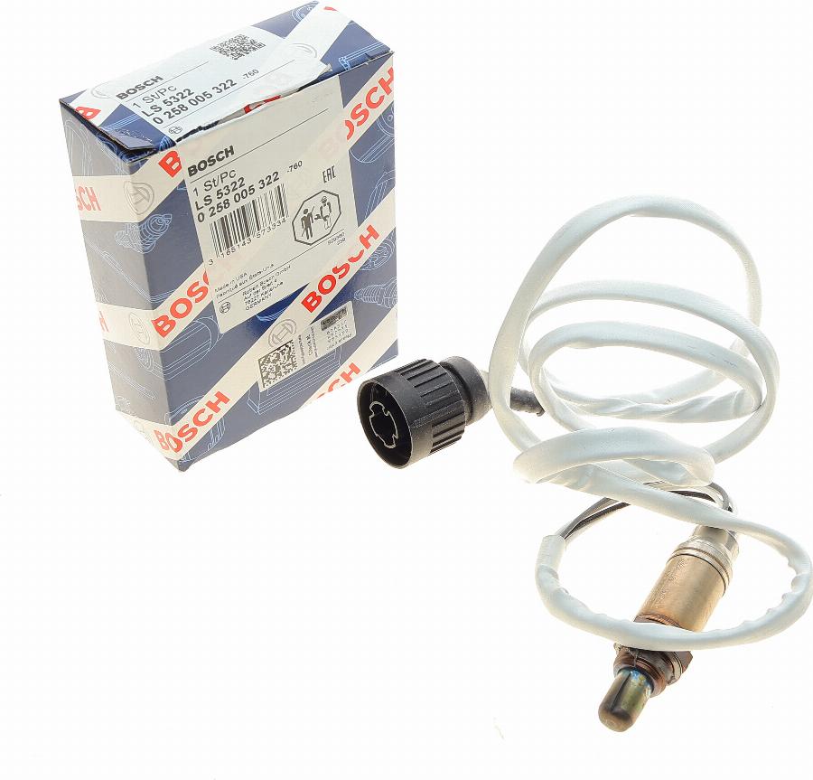 BOSCH 0 258 005 322 - Sonde lambda www.parts5.com