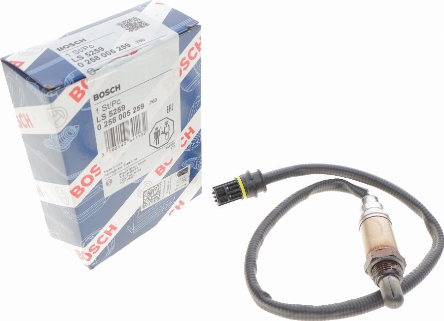 BOSCH 0 258 005 259 - Sonda lambda www.parts5.com